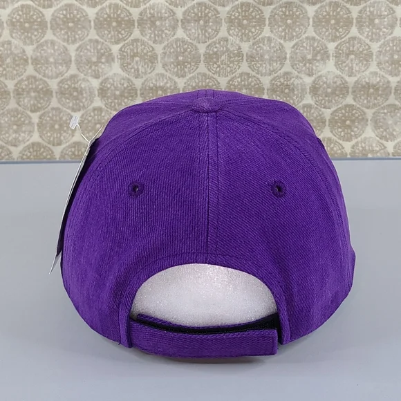 New Mens Vintage Minnesota Vikings Adjustable Snapback Cap Hat - Picture 2 of 3